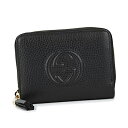 GUCCI (グッチ) 598209 A7M0G 1000 ソーホー コインパース レザー NERO 黒 ブラック SOHO coin purse コインケース カードケース ラウンドファスナー ラウンドジップ メンズ レディース ハイブランド