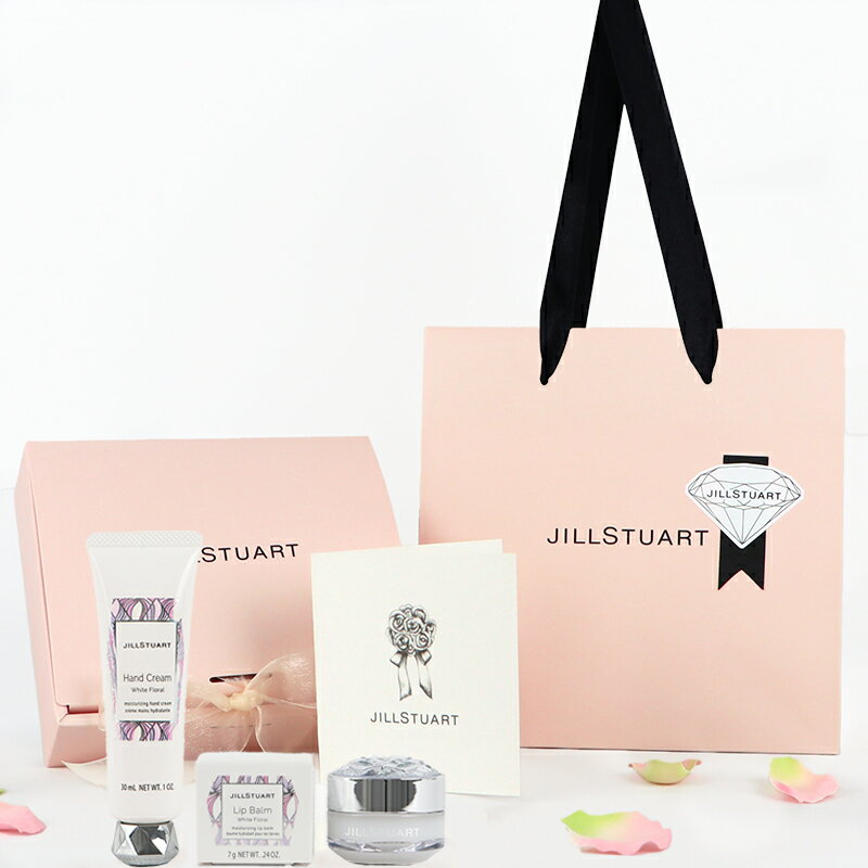 JILL STUART(ジルスチュアート) リップバーム＋ハンドクリーム　ホワイトフローラル ギフトセット 2