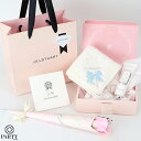 JILL STUART(ジルスチュアート) 【ハンドケアIn Her Purseギフトセット】 タオルハンカチ＆ハンドクリーム（ラッピング済）【季節のソープフラワーブーケ】