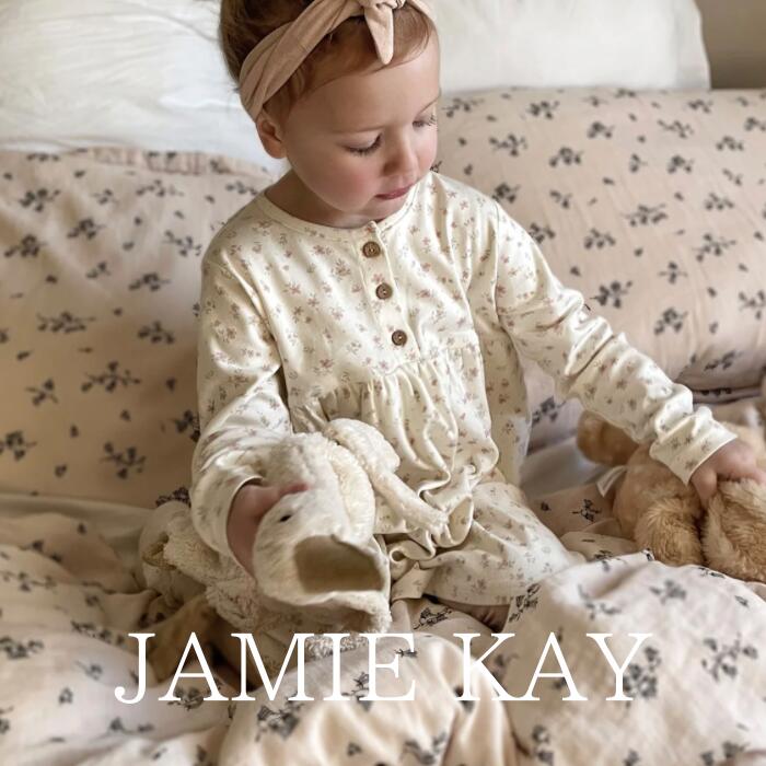 JAMIE KAY 「Organic Cotton Bridget Dress - Goldie Egret」 子供服 2歳 3歳 4歳 女の子 ワンピース 海外子供服