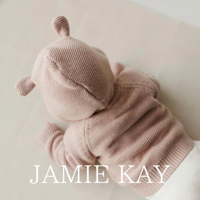 JAMIE KAY 「Madison Jumper - Ballet Pink Marle」 子供服 3ヶ月 4ヶ月 5ヶ月 6ヶ月 1歳 2歳 女の子 トップス 海外子供服 海外子供服で人気の「JAMIE KAY」♪ 写真映えするこども服 ピンクニットで、生地は100%コットンを使用。 5