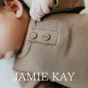 JAMIE KAY 「Organic Cotton Modal Long Sleeve Bodysuit - Crème Caramel」 子供服 3ヶ月 4ヶ月 5ヶ月 6ヶ月 1歳 2歳 女の子 男の子 ロンパース 海外子供服