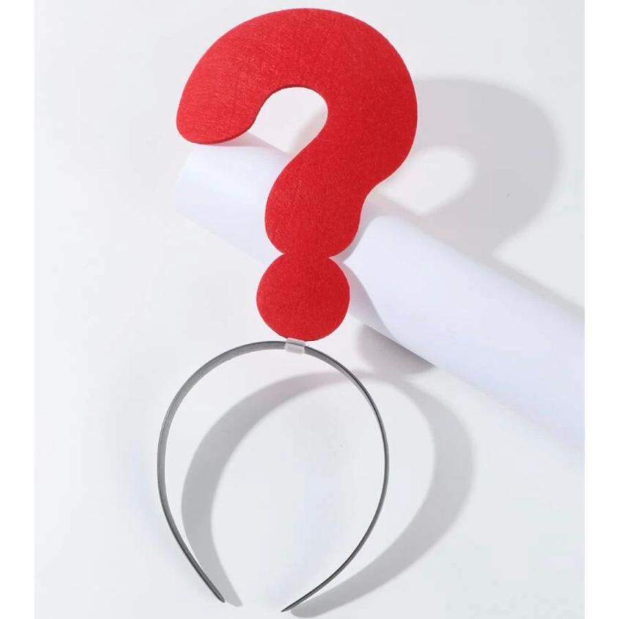 クエスチョンマークカチューシャ　はてなマークヘッドデコレーションのサムネイル