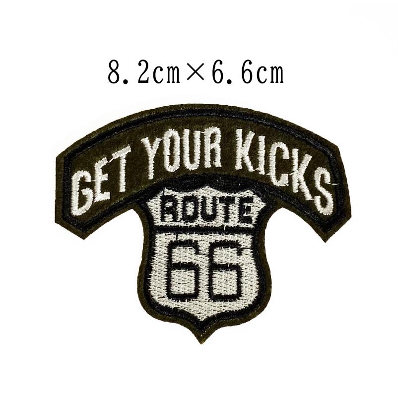 GET YOUR KICKS ROUTE66ミリタリーワッペ