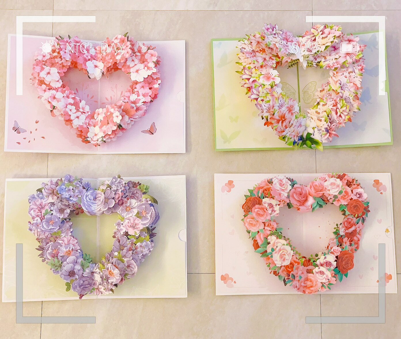 フラワーメッセージカード バースデーカード バースデイカード お誕生日カード 3D 立体 お祝いカード グリーティングカード メッセージカード ギフト プレゼン...