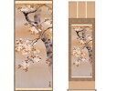 【25日で2個10%クーポン】【掛軸「桜花に小鳥」近藤玄洋筆】 送料無料 ポイント 満開爛漫の桜花 春の季節掛 掛軸「桜花に小鳥」近藤玄洋筆 割引サービス対象外 10P03Dec16割引不可 送料無料 満開爛漫の桜花 春の季節掛 掛軸「桜花に小鳥」近藤玄洋筆