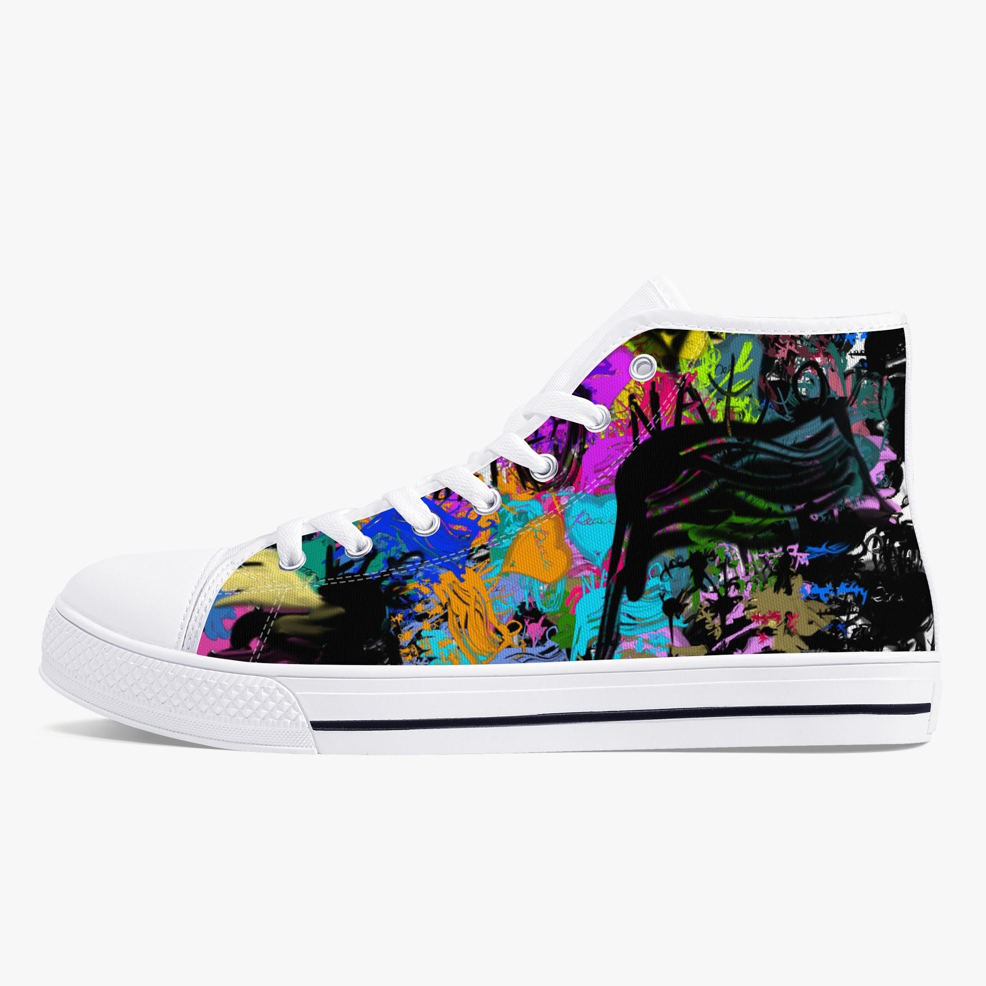 【直送品 同梱不可品】 YU-YU_synesthesiaart(ハイカットキャンバスシューズ) ハイカットスニーカー メンズ レディース シューズ アート YU-YU 【受注作成品 返品キャンセル不可品】(4)