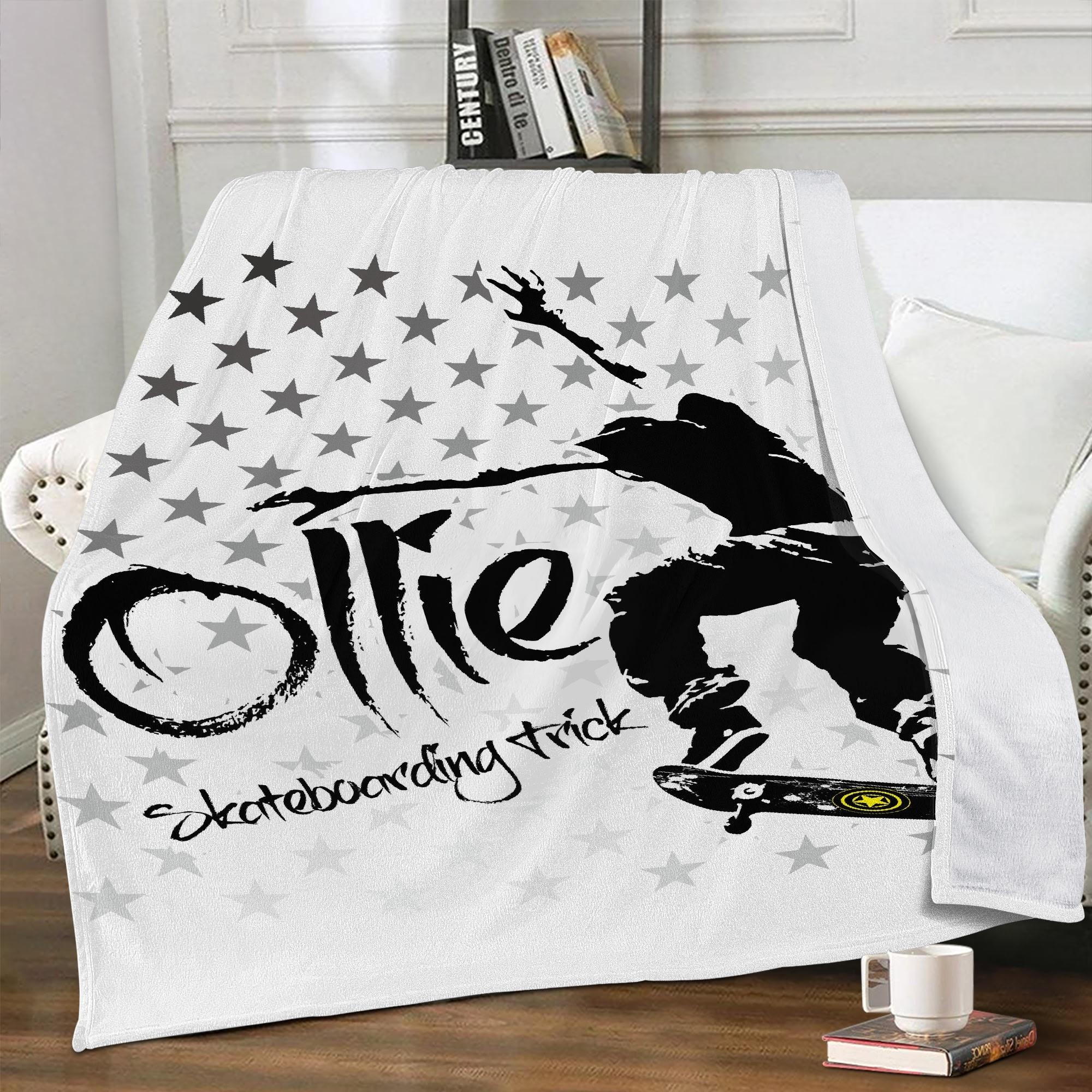 【直送品 同梱不可品】 SkateBoard-Stars ブランケット(ブランケット) ブランケット ユニセックス ホー..