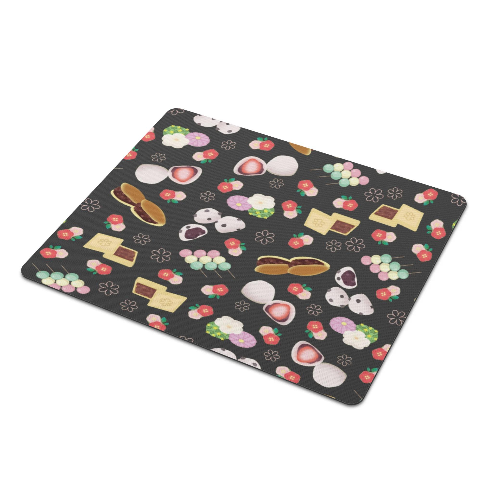 【直送品 同梱不可品】 和菓子柄(黒蜜)(マウスマット) マウスマット ユニセックス アクセサリー 全て ..