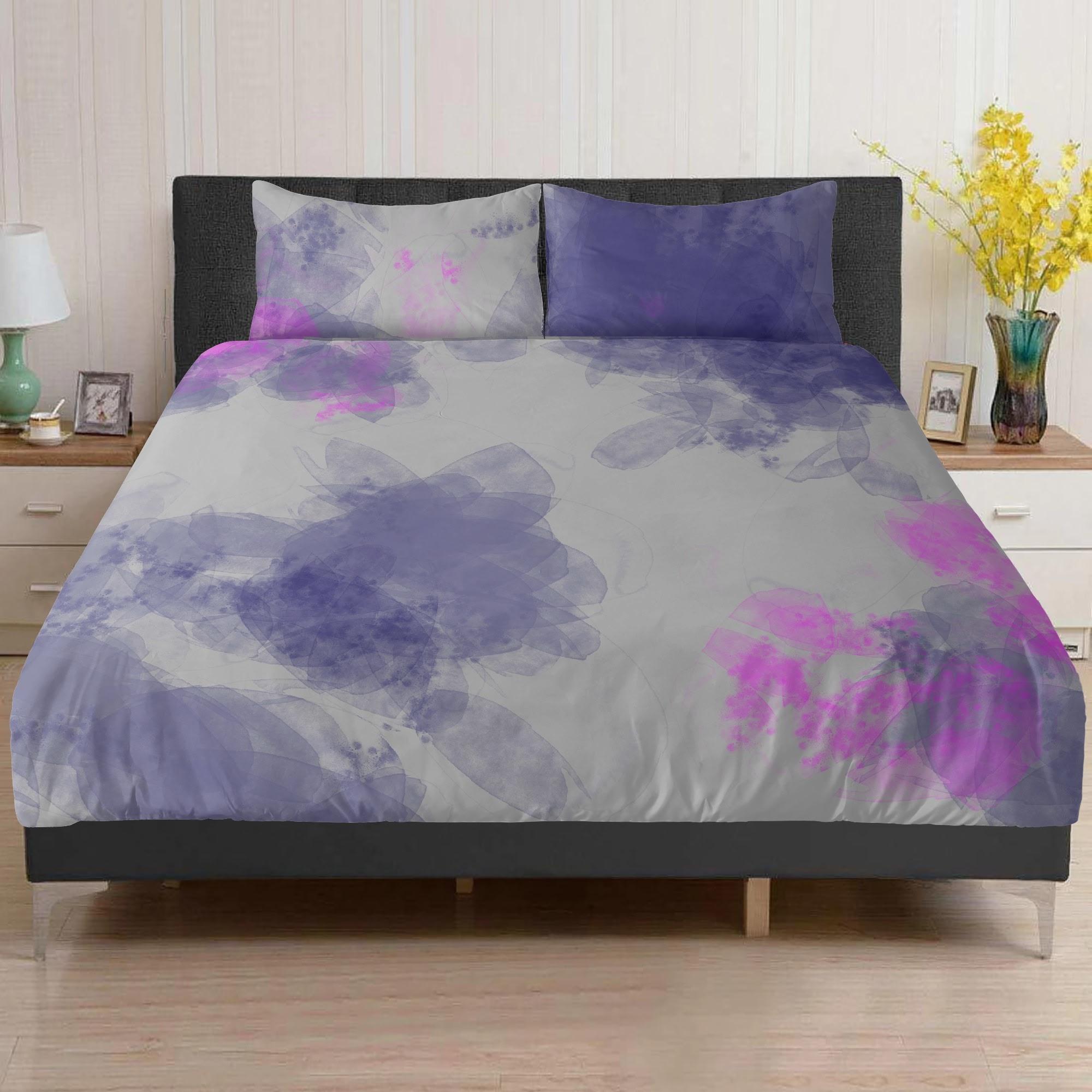 【直送品 同梱不可品】 靄(布団カバー（枕カバー2枚付きセット）) 布団カバー（枕カバー2枚付きセット） ユニセックス ホームデコレー..