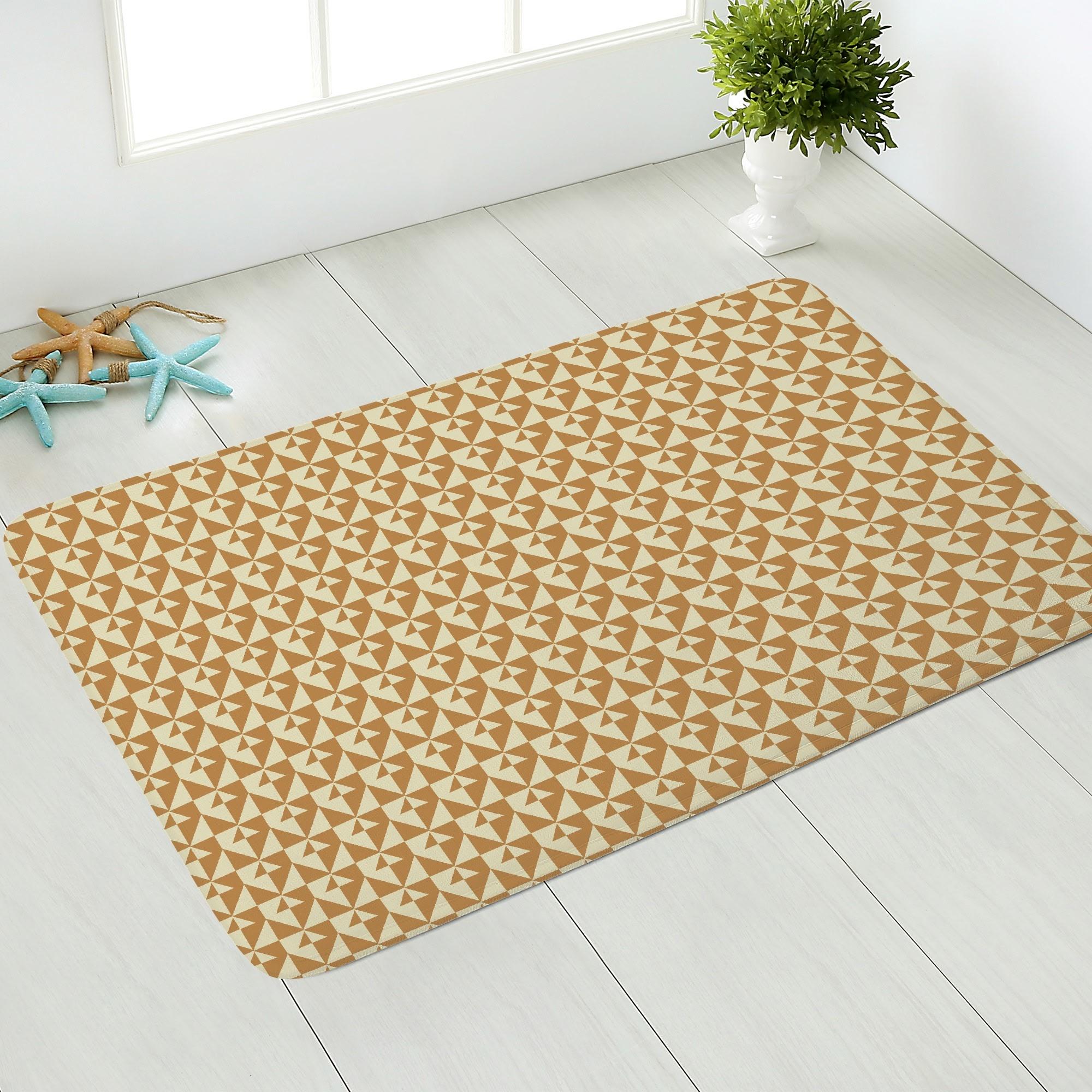 【直送品 同梱不可品】 ベージュ系・シンプルドアマット(ふんわりドアマット) ふんわりドアマット ユニ..