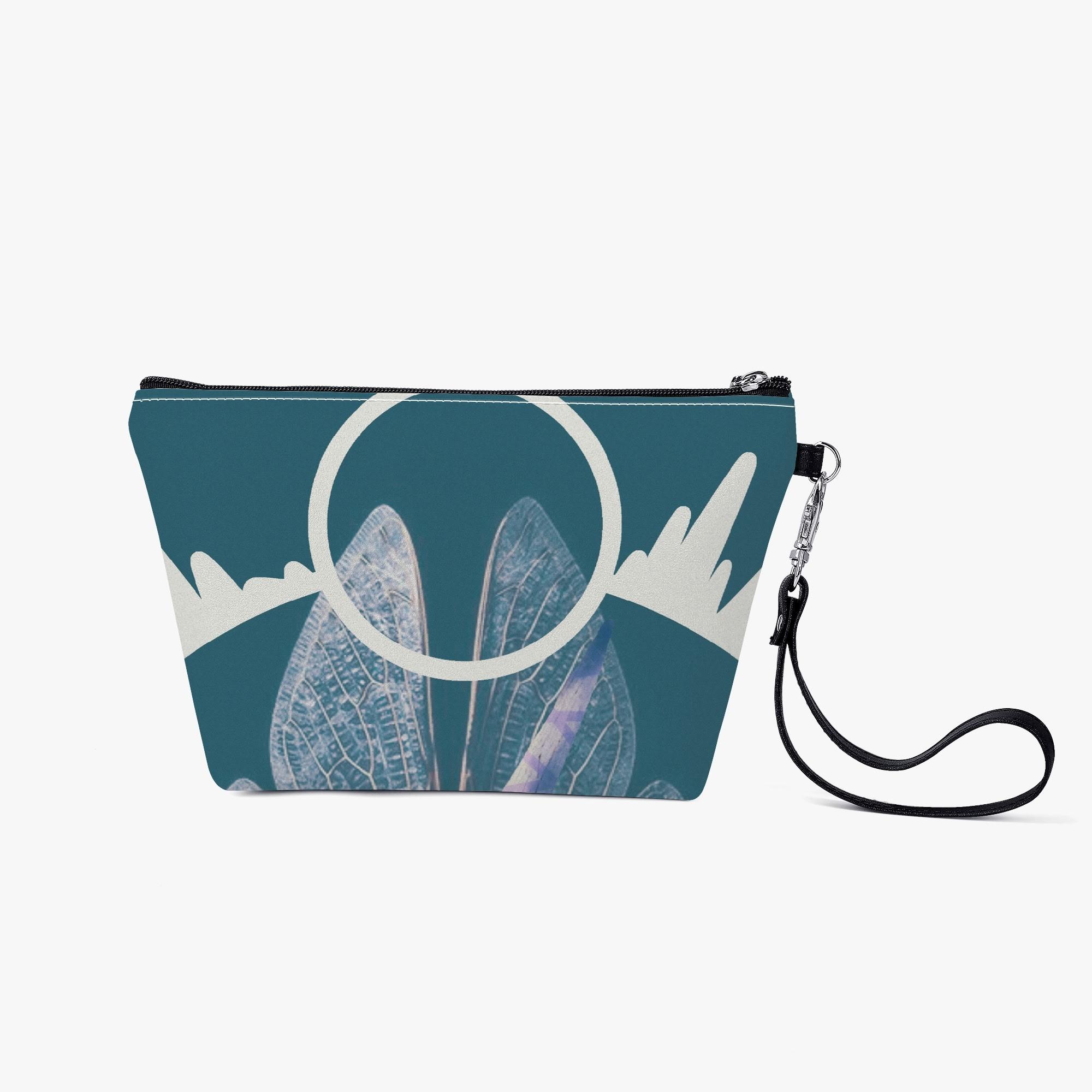 【直送品 同梱不可品】 デザイン01(green)(コスメポーチ) コスメポーチ ユニセックス バッグ アート お..