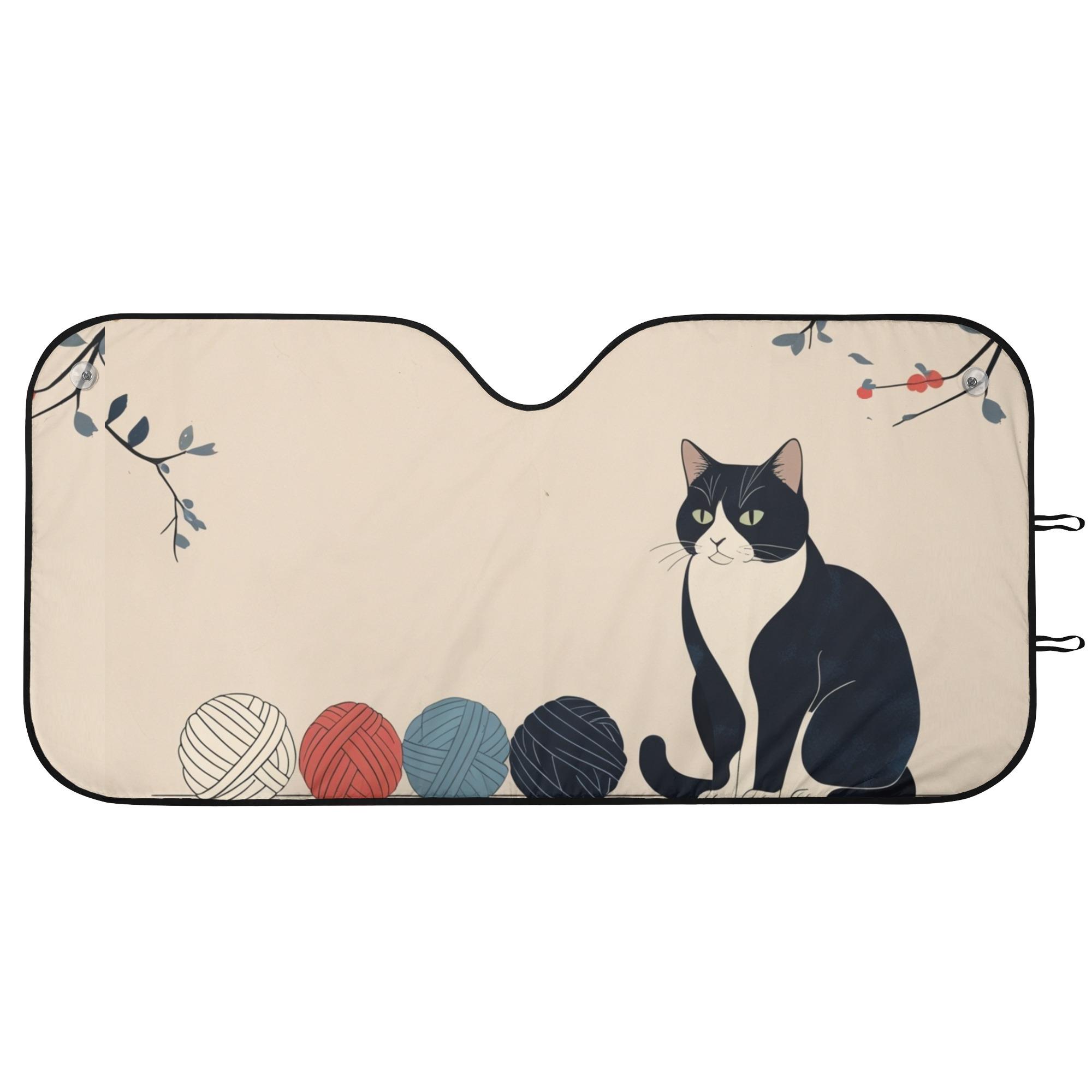 【直送品 同梱不可品】 タキシード猫と宝物の毛糸(サンシェード) サンシェード ユニセックス ホームデ..