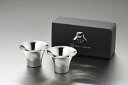 【直送品・大感謝価格】FM-101 富士山ぐい呑み2Pステン 約φ45.5×50mm 50g 75ml 2019 STAGE GIFT CATALOG 229シリーズ