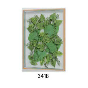 大感謝価格 薄型インテリアグリーン 3418or3419 直送品。代引不可・同梱不可・返品キャンセル・割引不可 観葉植物 壁掛け ディスプレイ 額装 飾る 雑貨 グッズ 薄型インテリアグリーン 3418or3419送料無料