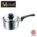 大感謝価格 Mycrest(マイクレスト) ステンレス片手鍋 16cm MT-16S (229シリーズ) 直送品。代引不可・返品キャンセル割引不可 深型 調理器...