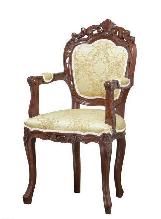 【直送品・大感謝価格】118セレクションカタログ2017 フランシスカ チェアー肘付 ブラウン 90022 W51×D..