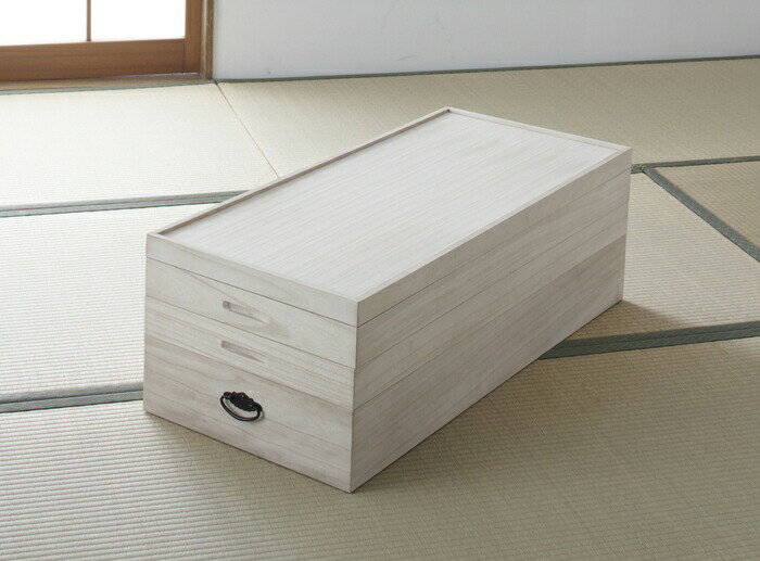 【直送品・大感謝価格】118セレクションカタログ2017 総桐衣裳ケース 3段 94101 W91×D41.5×H30.5cm 完..