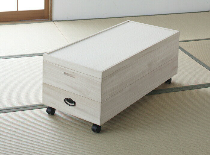 【直送品・大感謝価格】118セレクションカタログ2017 総桐衣裳ケース 2段キャスター付 94100 W91×D41.5..