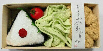 【直送品・大感謝価格】和食処 おむすび弁当C TFG1502403 ハンドタオル(おにぎり)/ハンドタオル(からあげ)/ハンドタオル(レタス) 綿100%
