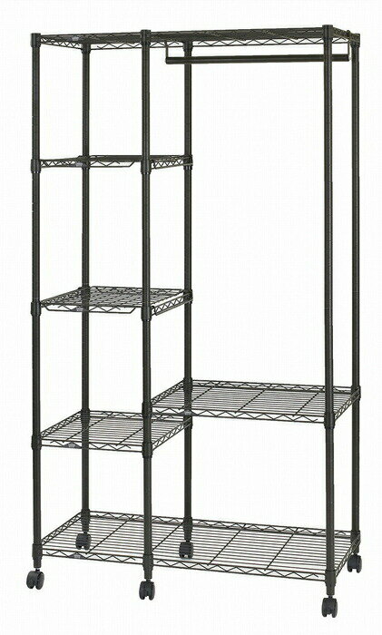 【直送品・大感謝価格 】ルミナスノワールワードローブ100W NO1018-WR 幅98.5×奥行46×高さ179cm