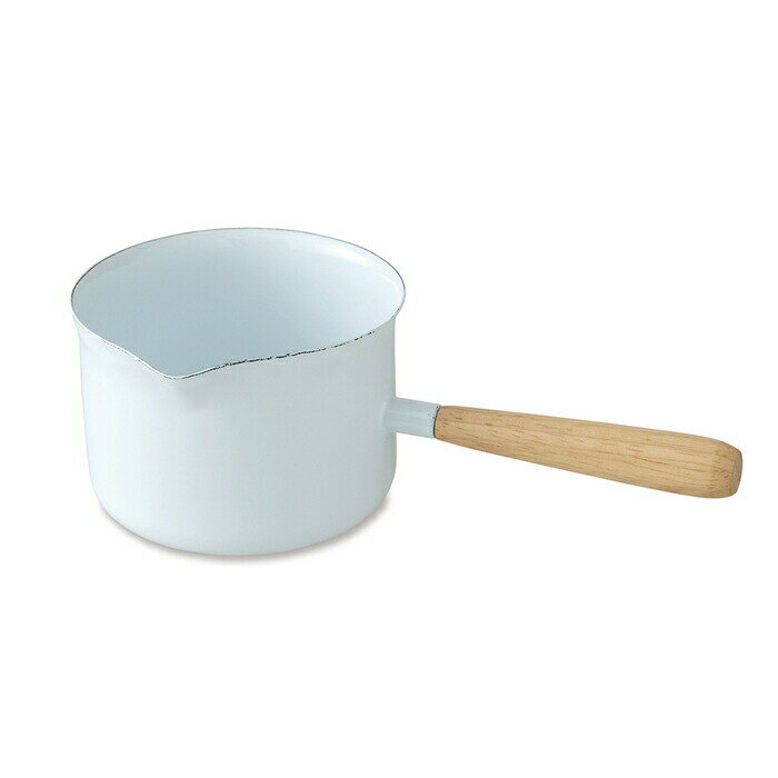 【直送品】POMEL ミルクパン ホワイト W12.5×D23.5×H8 700cc POMEL ホーローシリーズ【ヘルシ価格】キ..