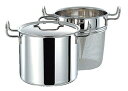 【直送品】ジオ・プロダクト パスタポット21cm GEO-21P 0675008 18-8ステンレス 2022 STAGE GIFT CATALOG 229シリーズ【ヘルシ価格】キッチン用品 調理器具 鍋 料理 クッキング