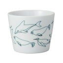 【5個セット】【直送品】そばちょこ 海の仲間たち 1個箱入り 黒/茶 10284/10285 φ80×H65mm 200mL ISHIGUROインテリアカタログ...