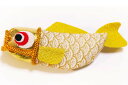 【2個セット】【直送品】鯉のぼり お手玉 ちりめん ゴールド/プラチナ 長さ10.8cm×高さ5cm×厚み3cm こい屋 Koinobori【ヘルシ価格】おもち...