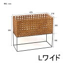 【直送品】UTILE Octa ユティル オクタ ポットスタンド Lワイド 92340014 w470×d210×h395mm Creer 2024 NEW ITEM CATALOGUE 20【ヘルシ価格】インテリア 花 ガーデン 園芸 ラック 植木鉢スタンド