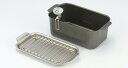 【直送品】食彩亭 角型蓋付天ぷら鍋 アミ・温度計付 TP-16 240×130×93mm 750g 満水容量1900L 適正油量700ml 2024 STAGE GIFT CATALOG【ヘルシ価格】キッチン用品 調理器具 鍋 料理 クッキング