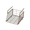 【直送品】ハンギングバスケット 63351/63510 アンティークゴールド/ブラック W22×D25×H17.5 POSH LIVING 2024 Collection【ヘルシ価格】インテリア インテリア小物 かご 籠 バスケット 小物入れ(3)