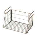 【直送品】ハンギングバスケット 63353/63512 アンティークゴールド/ブラック W36.5×D25×H25 POSH LIVING 2024 Collection【ヘルシ価格】インテリア インテリア小物 かご 籠 バスケット 小物入れ(3)