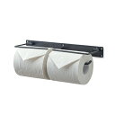 【直送品】トイレットペーパーホルダー ダブル 63948/63949/63950 ブラック/アンティークゴールド/ホワイト W30×D7.4×H5 POSH LIVING 2024 Collection【ヘルシ価格】日用品雑貨 トイレ用品