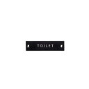 【2個セット】【直送品】サインプレート TOILET/REST ROOM/STAFF ONLY ブラック/アンティークゴールド/ホワイト 63951/63952/63953/63954/63955/63956/63957/63958/63959 W8×D0.2×H2 POSH LIVING 2024 Collection【ヘルシ価格】