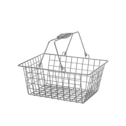 【直送品】ワイヤーバスケット 903776B W31×D26×H25(14.5) POSH LIVING 2024 Collection【ヘルシ価格】インテリア インテリア小物 かご 籠 バスケット ランドリーボックス