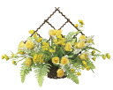 【直送品】壁掛けミニローズY 2556A48 W36×D20×H27cm 光触媒人工植物 光の楽園 2025【割引不可品】インテリア 人工観葉植物 アートフラワ...
