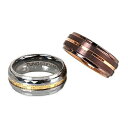 【ネコポス】刻印入り 超硬タングステンリング シルバーゴールド/ピンクゴールド サイズ(奇数)9-23号【ヘルシ価格】リング 指輪 アクセサリー