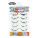【5個セット】ナチュラル ヘア ナジム NA-5x5個セット【返品キャンセル不可品】【ヘルシ価格】 メイクアップ つけまつげ 目元メイク テカらない 軸が透明 ...