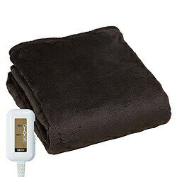 広電 フランネルしき毛布 ブラウン VWA401H-B【楽天倉庫直送】 インテリア 空調家電 暖房器具 寝具 電気毛布 温度調節
