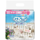 【直送品】【12個セット】マナーウェア 女の子用 SSSサイズ ドットチェック 42枚x12個セット【ヘルシ価格】 ペットグッズ 犬用品 トイレ用品 マナーパン...