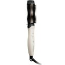テスコム マイナスイオン コンパクトブラシアイロン ホワイト TB460A-W【楽天倉庫直送】 マイナスイオン ブラシアイロン 海外対応 静電気低減 ヘアスタイル スタイリング