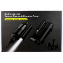 【楽天倉庫直送h】多機能エアーコンプレッサー&クリーナー FT-TCC-001【割引不可品】【返品キャンセル不可】 掃除機 LED懐中電灯 充電器 コンプレッサー ハンディークリーナー エアダスター(2)