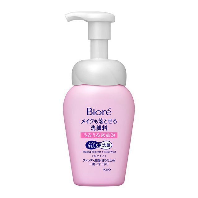 【楽天倉庫直送h】ビオレ メイクも落とせる洗顔料 うるうる密着泡 本体 160ml【ヘルシ価格】 化