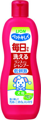 ペットキレイ 毎日でも洗えるリンスインシャンプー 愛犬用 330ml ペットグッズ お手入れ リンスインシャンプー 犬用 アミノ酸配合