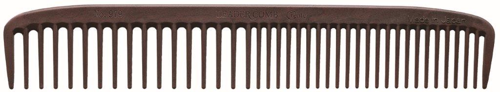【楽天倉庫直送h】リーダー カーボンコーム クリエイト No.979 チョコレート【ヘルシ価格】 メイク道具 化粧小物 ヘアケア スタイリング ブラシ くし コーム