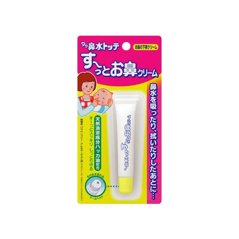 【楽天倉庫直送h】【2個セット】ママ鼻水トッテ すーっとお鼻クリーム 8gx2個セット【ヘルシ価格】 ベビー 化粧品 クリーム 鼻水 鼻づまり 風邪 ベビー 保湿成分配合 清涼