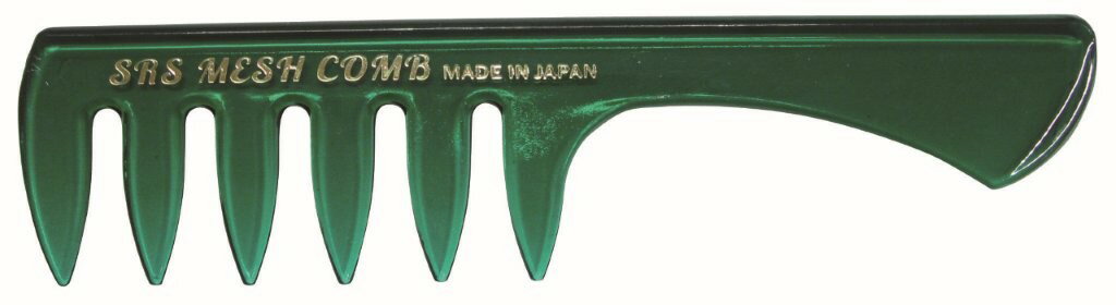【3個セット】SRS メッシュコーム Lグリーンx3個セット【楽天倉庫直送h】 メイク道具 小物 ヘアケア ス..