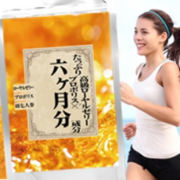 大感謝価格 高級ローヤルゼリー+プロポリス+成分6ヵ月分 (360粒) ■ 健康食品 栄養機能食品 高級ローヤルゼリー+プロポリス+成分6ヵ月分