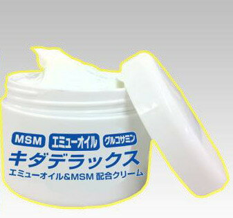 【4個で1個多くおまけ】野口医学研究所:エミューオイル&MSM配合クリーム キダデラックスクリーム 200g
